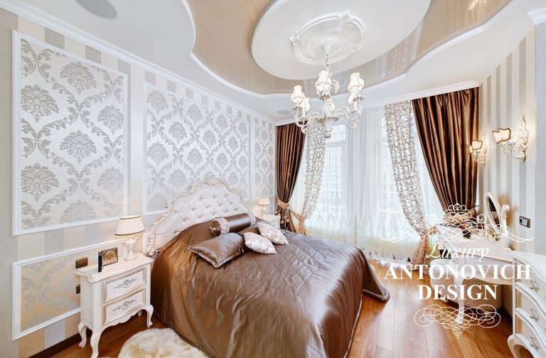 Шикарні штори в стилі прованс від студії дизайну Luxury Antonovich Design в Астані (Казахстан)