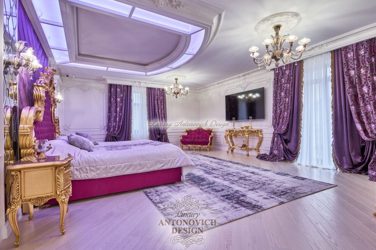 Стильні штори в класичному стилі, санвузол, будинок Астана
