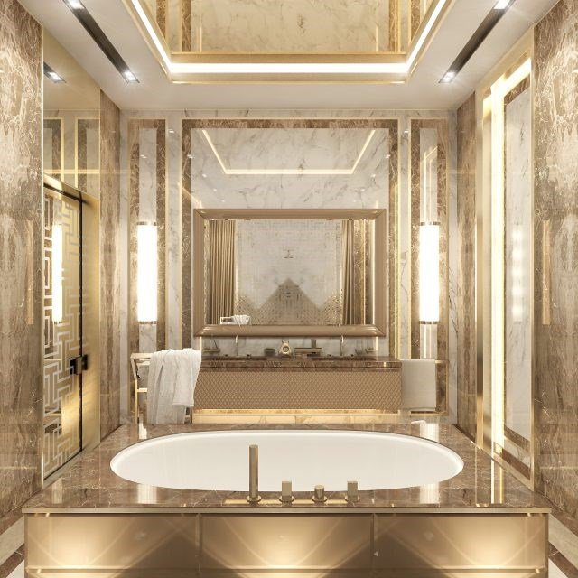Дизайн элитного интерьера ванной в ЖК «Jack House», КИЕВ превью