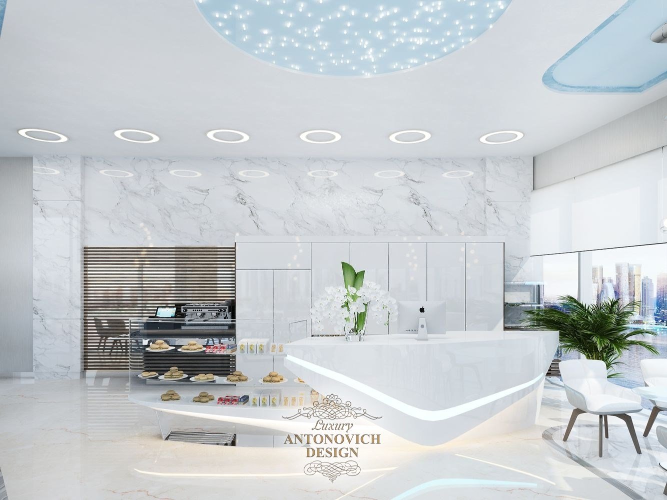 Дизайн интерьера кафе от Дизайн студии Luxury Antonovich Design
