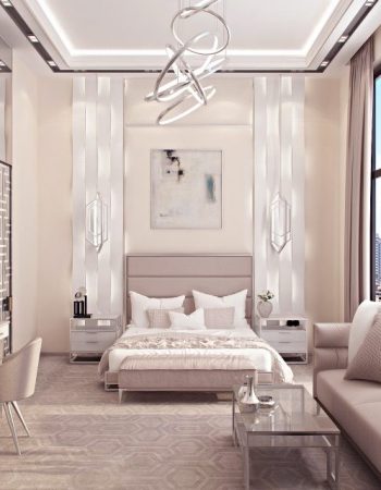 Дизайн интерьера спальни класса люкс в ЖК «One Blackfriars», Лондон превью