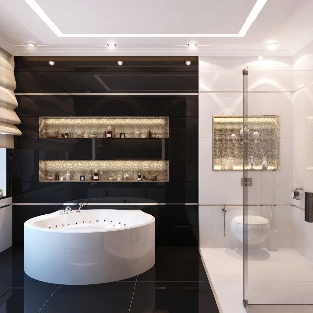 Дизайн-проект ванной комнаты в ЖК «Taryan Towers», Киев превью
