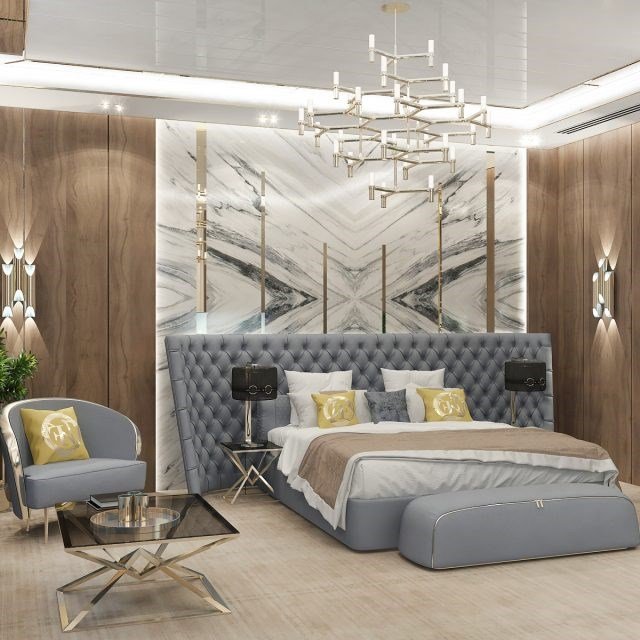 Дизайн спальни в ЖК «Cascade Plaza», Днепр превью