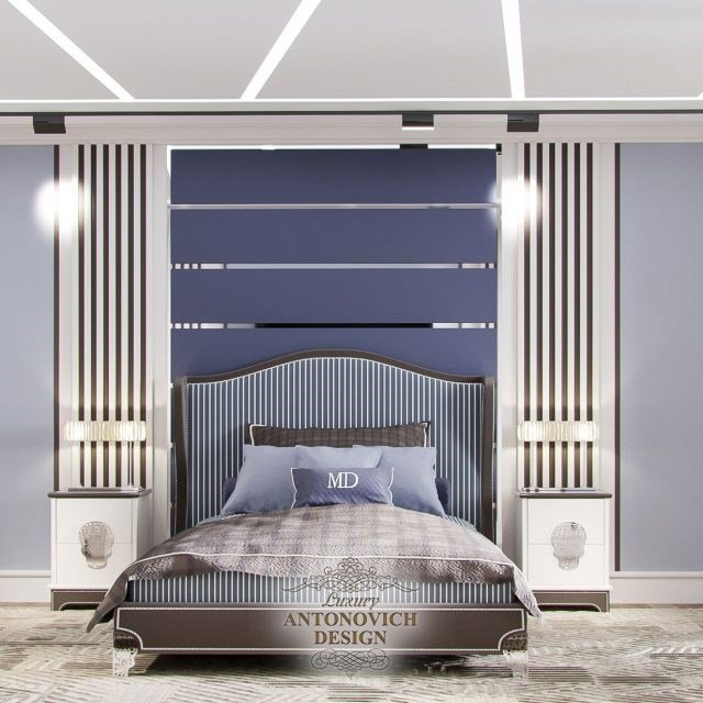Элитный дизайн спальни подростка в ЖК «Kandinsky», ОДЕССА превью