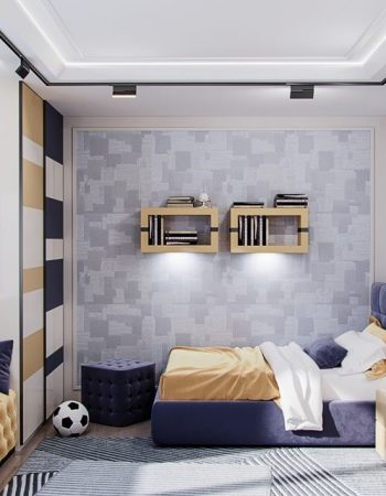 Современный дизайн интерьеров детской комнаты в ЖК «Kandinsky», ОДЕССА превью