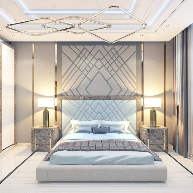 Современный дизайн спальни в ЖК «Престиж Холл», Киев превью