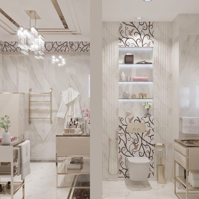 Сучасний дизайн ванної в заміському будинку, Золоче-Київ превью