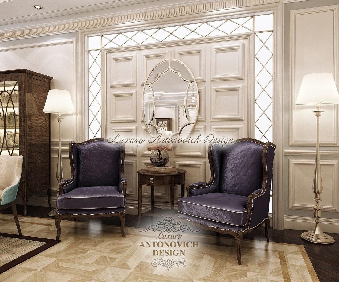 Дизайн холла с креслами Luxury ANTONOVICH DESIGN