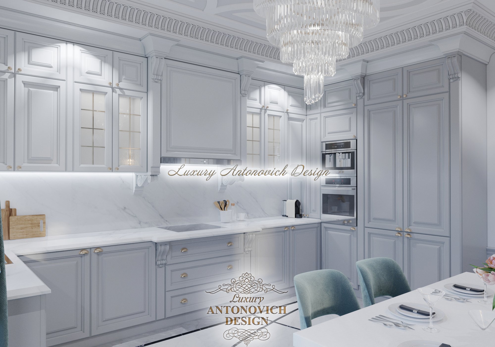 особняк в класичному стилі, дизайн будинку, розкішна кухня, кухня в класичному стилі, дизайн кухні, кухня в англійському стилі