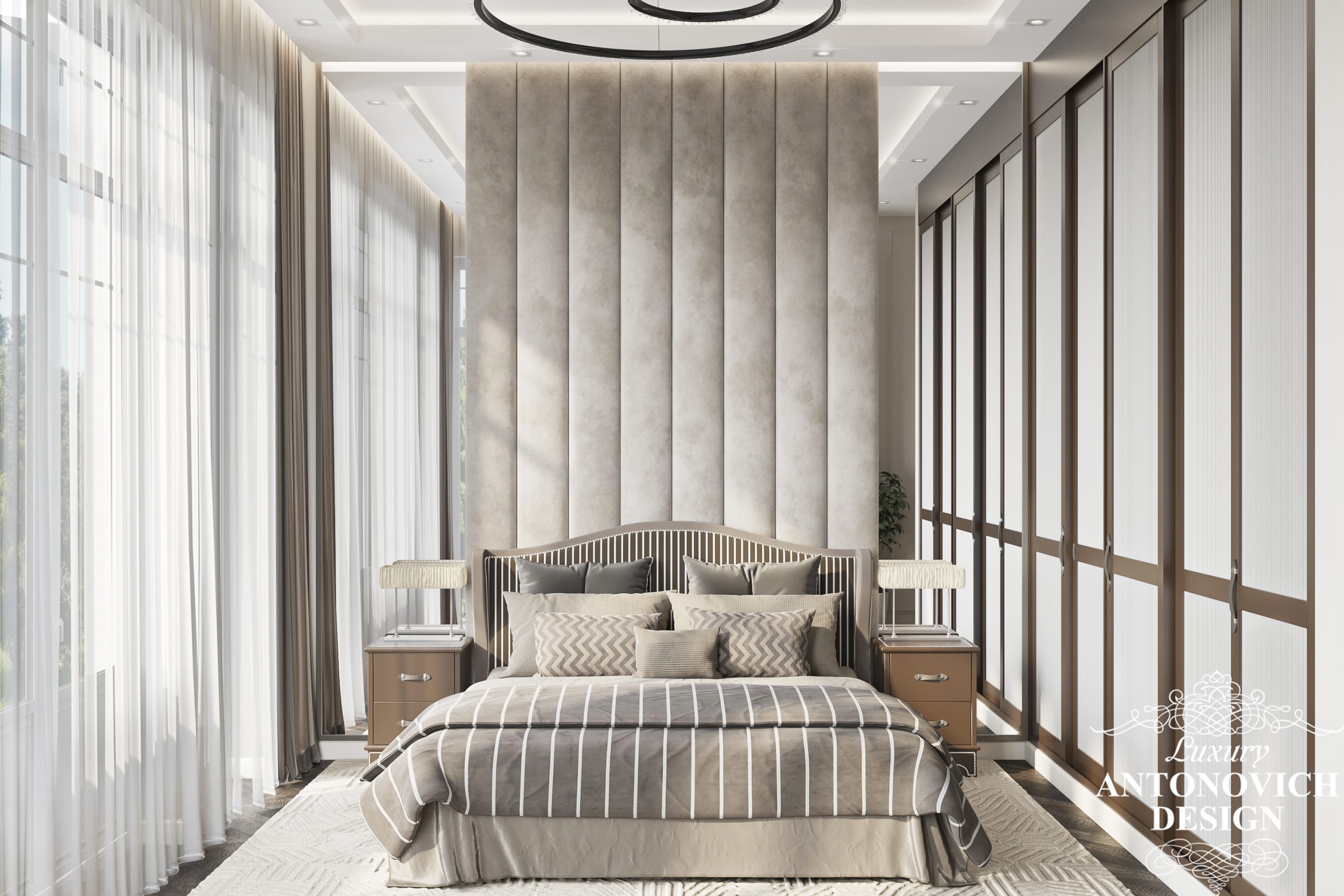 Дизайн мужской спальни. дизайнеры интерьера дома в Киеве