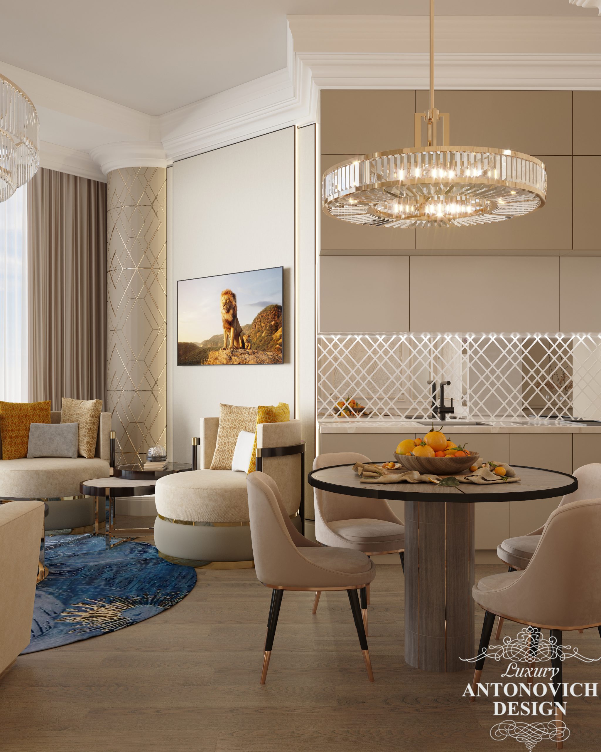 Дизайн проект современной квартиры с панорамным видом. Дизайн квартир Одесса