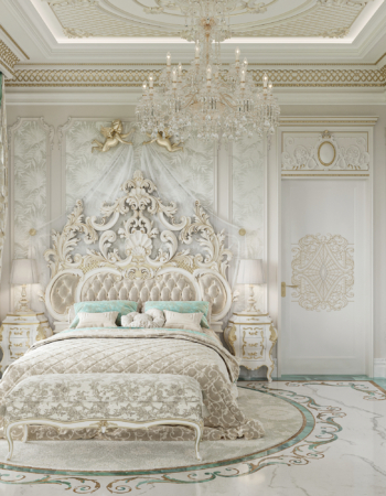 Дизайн премиум-класса от лучших дизайн студий Украины. Интерьер мастер-спальни в классическом стиле.