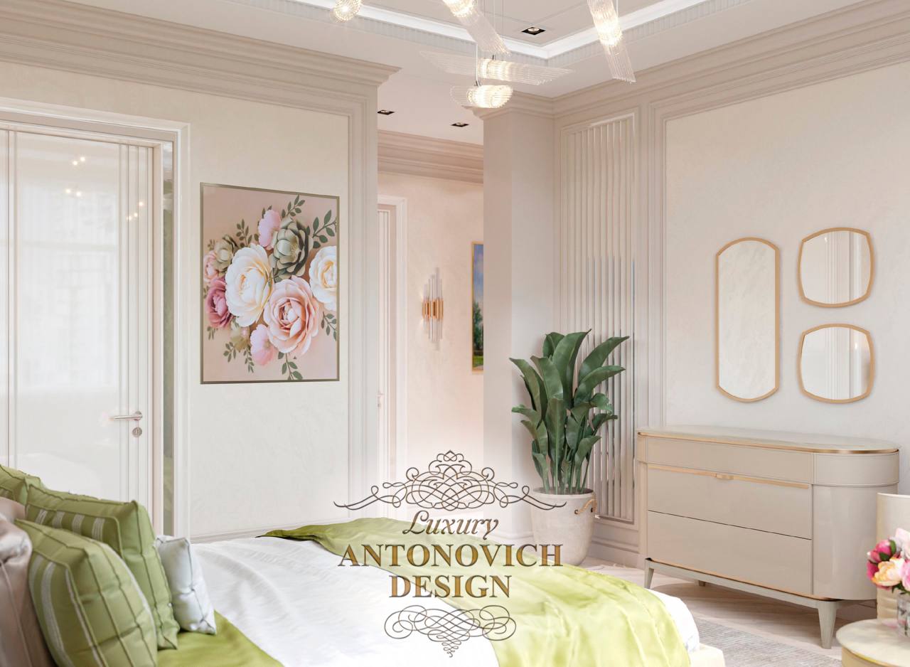 Дизайн хазяйської спальні в яскравих відтінках. Дизайн-проект квартири